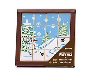 Seasonal Puzzles "Winter/Spring" (16 Pieces) - Model 122
