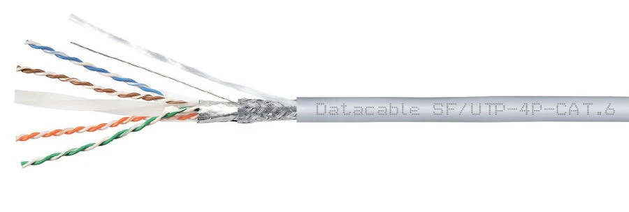 Symmetric Communication Cable for Digital Transmission Systems Datacable Cat 6 SF/UTP