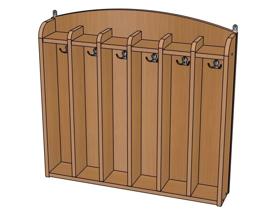 Clothes Drying Rack No.1 "Moido-dyr", MDF, 6 Compartments / SHD26