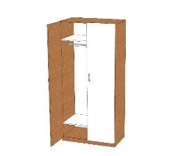 خزانة ملابس مشروع MM 56.04.01.00