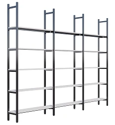 Metal Shelving Unit 3 Sections ST.M.6