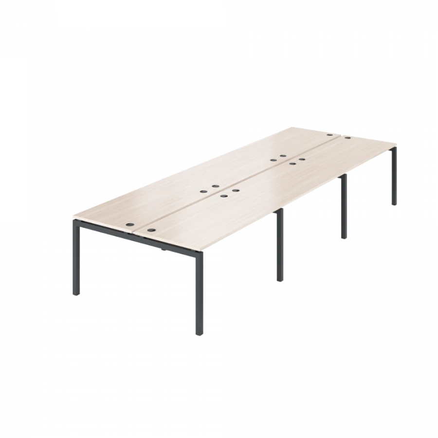 Double Bench for 6 Workstations AMB-003-6