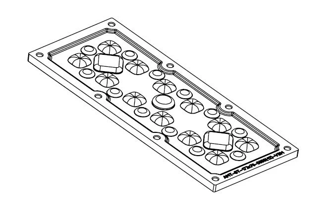 عدسة LED للإضاءة AMT-ST-173x70-5050(12)-VSM