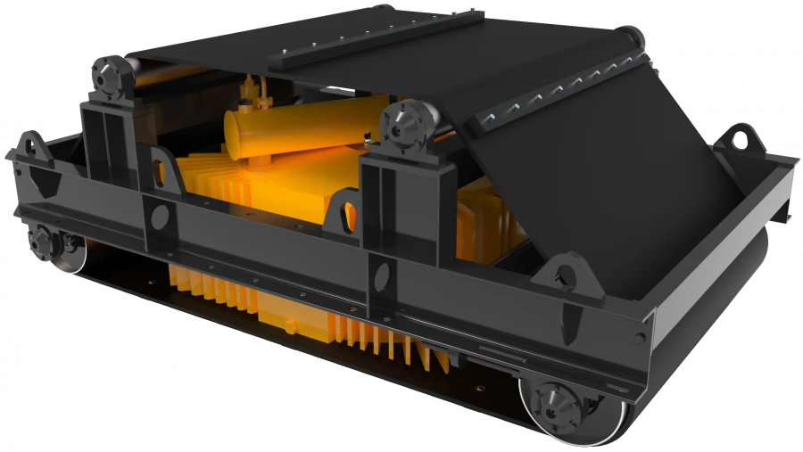 فاصل الحديد الكهربائي المعلق ذاتي التفريغ DJS-100-G-L-U1 مع تبريد بالزيت