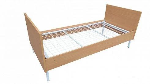 Household Bed with Metal Frame and Optional MDF Inserts