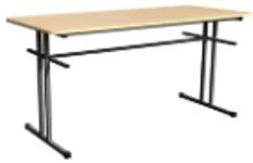 Safe 4-Person Dining Table for School Cafeteria - Model SO-001