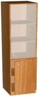 Floor Cabinet - Laminated Particle Board, Glass Door