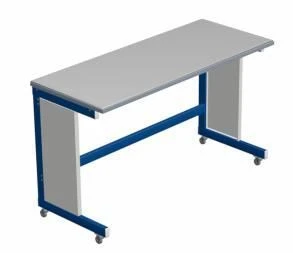 Mobile Laboratory Table SL - 4/6 Wheels with Locking Front Rollers