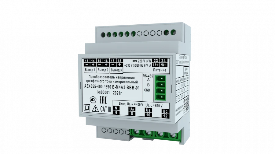 Three-Phase Voltage Converter AE4855 for Measurement