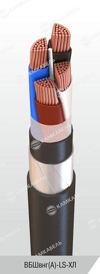 Low Fire Hazard PVC Insulated Power Cable with Copper Conductors