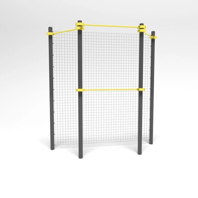 Square Target on Stands for Testing Individuals with Disabilities, 1.5 x 1.5 m