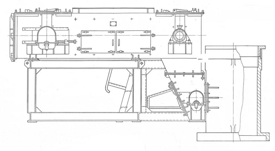 جهاز تحميل لتغذية موحدة للفحم الخام في أنابيب التجفيف UZT2-9K