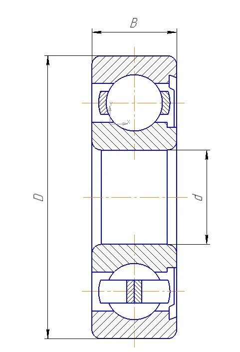 Rolling Bearing 6-60203-ETU 100/3