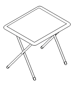 Folding children's table model SSD.32-01