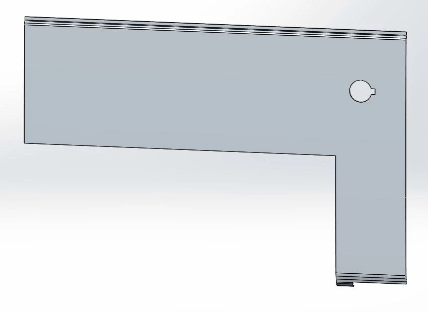 Medium Right Panel for Vehicle Body - 5299231-5402507-50