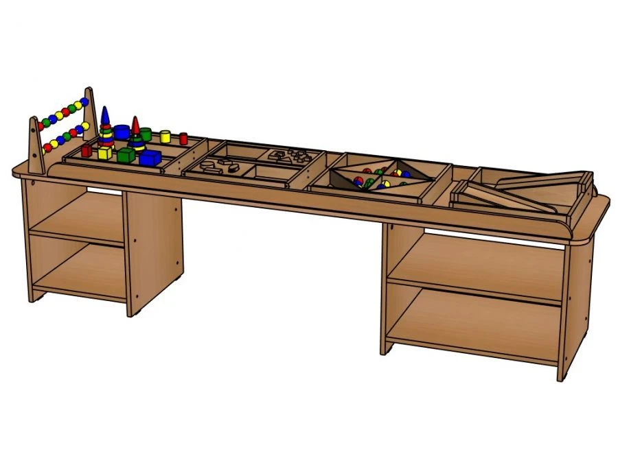 Didactic Table No. 3 with Fillings for Preschool Activities / SD47