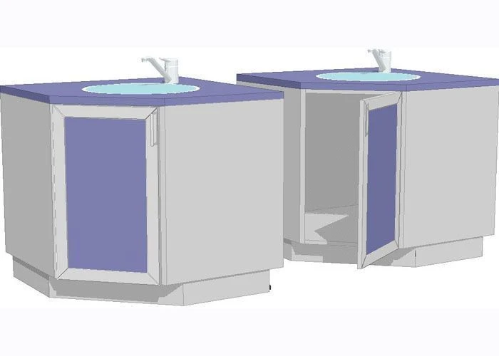 Sink-integrated Table by Edelwood - Model SMU