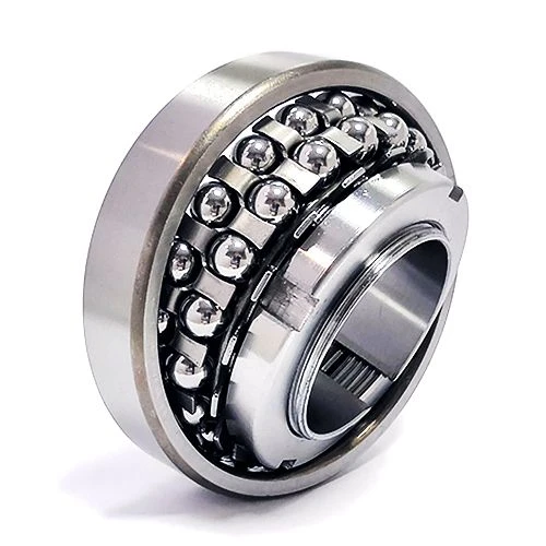 Spherical Double Row Radial Ball Bearing on Lock Nut