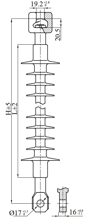 Insulator for Air Transmission Lines LК 70/35-2ГС