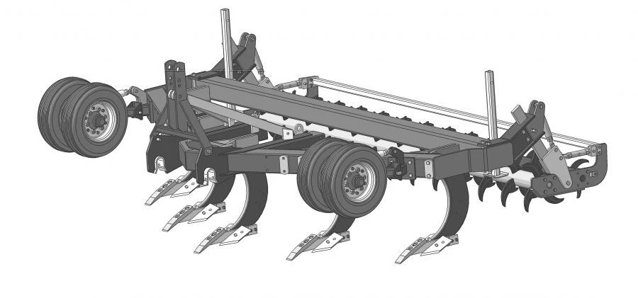 Deep Tiller and Shredder GSh-4M "Euro