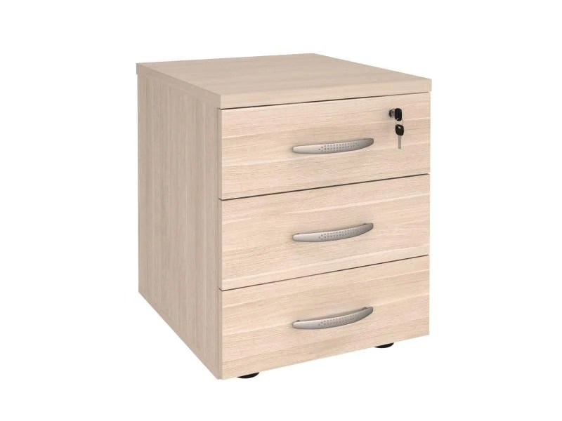 Mobile Storage Cabinet with 3 Drawers and Lock "Style