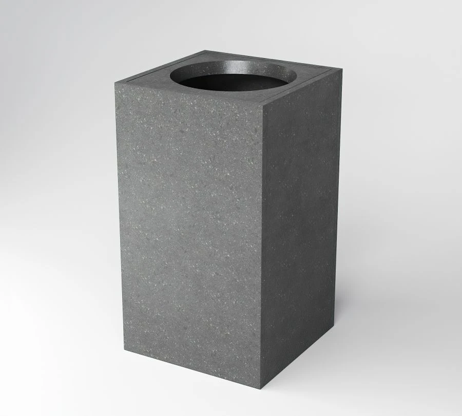 Smooth Covered Eco Urn - 400x400x700 mm