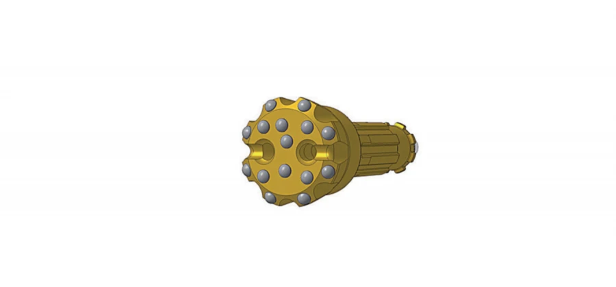 KNSH-115 DHD340 Drill Bit Crown for Impact-Rotary Drilling