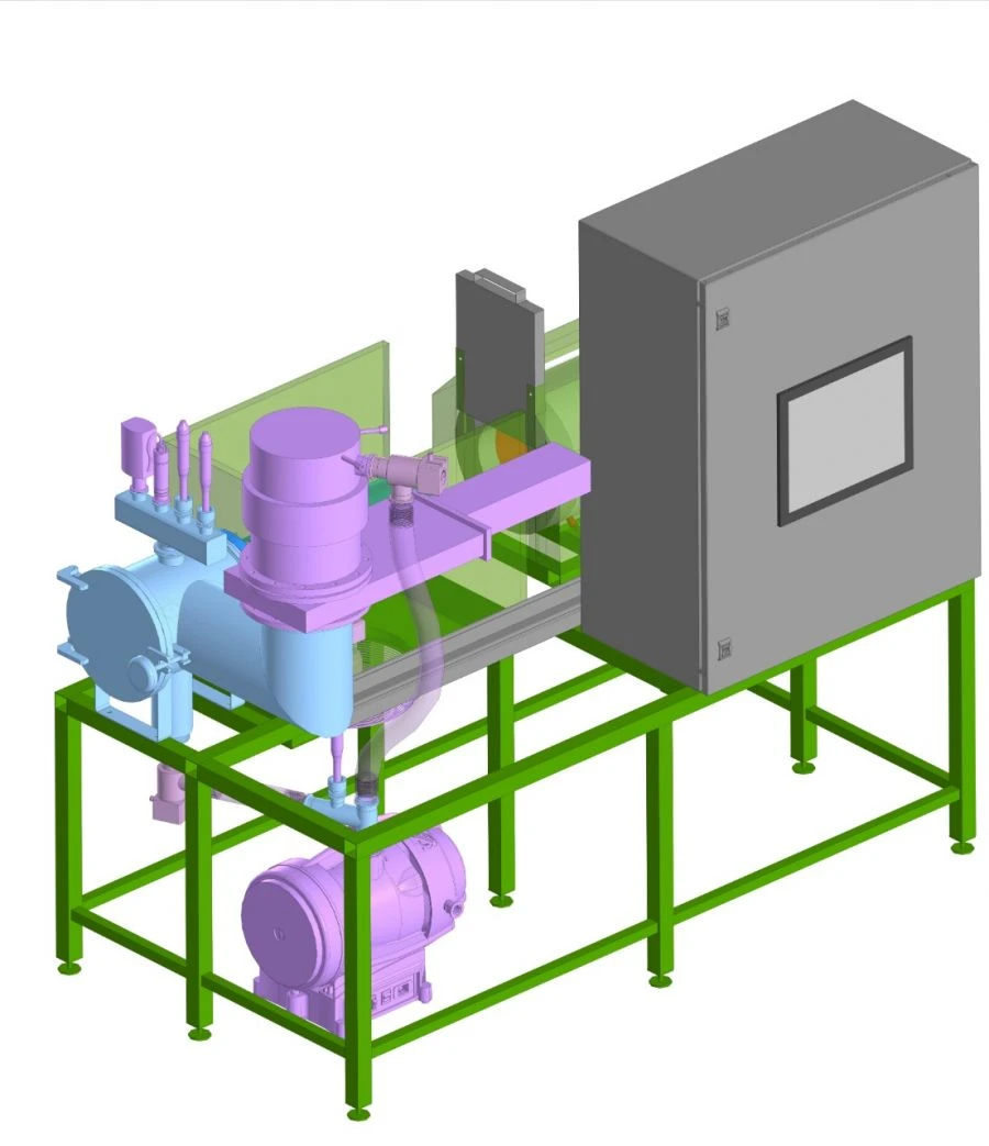فرن عالي الفراغ مع تحكم ميكرومعالج T-2.5.4.E-11TS-N