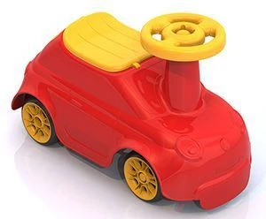 Durable Push Car "Krutishka" for Kids - Red & Blue