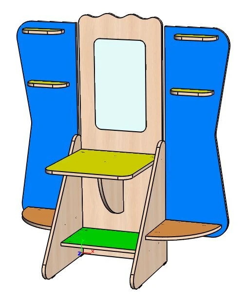 طاولة تعليمية ركن إبداعي للأطفال، طراز: سستودى-04