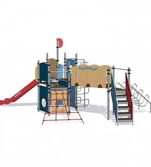 Children's Play Complex for Thematic Games and Physical Development - Romana 101.104.00