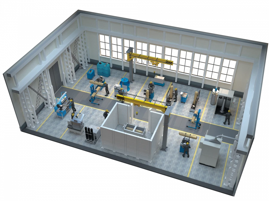 Gas Cylinder Inspection Complex PKTBA-KTOB