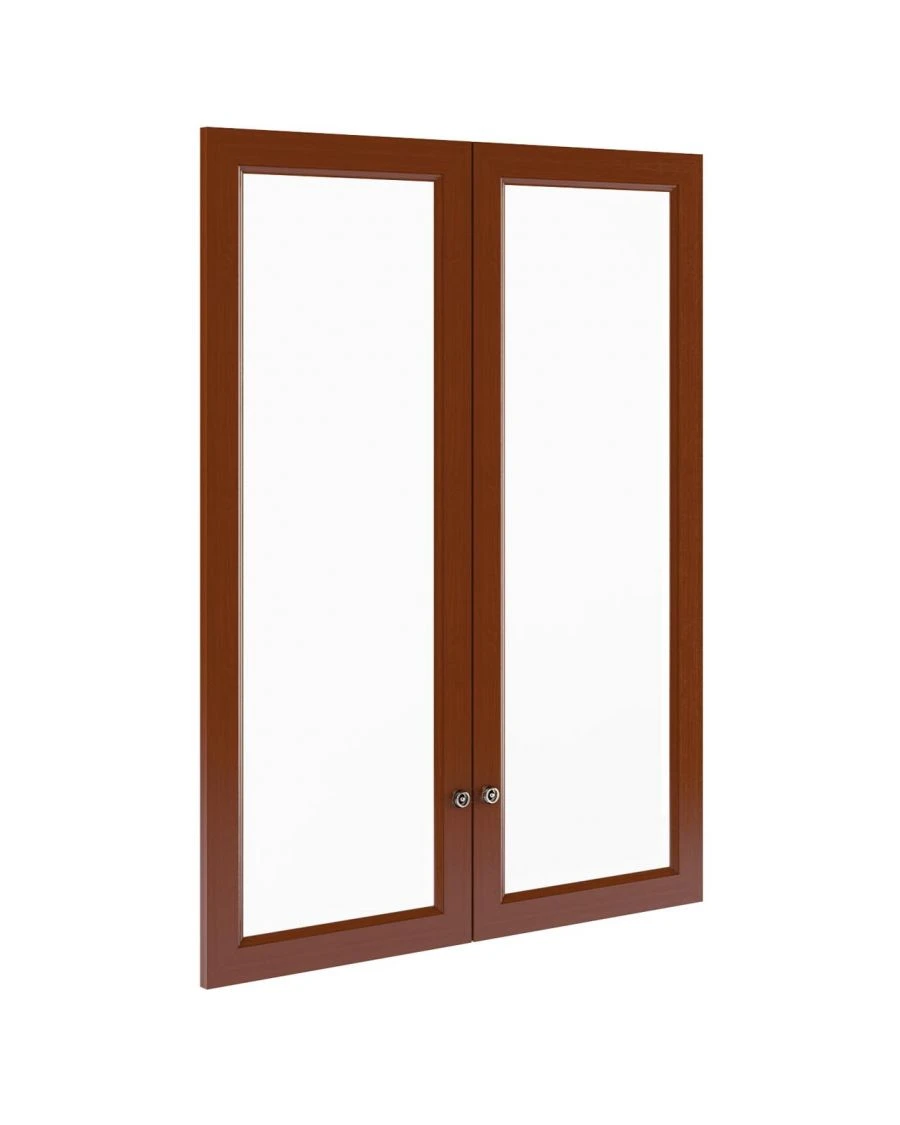 Glass Doors Set, Medium Size 944x1250mm, 2 Doors, Art. PVD-MG