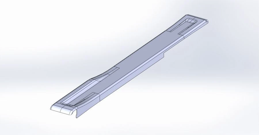 Vacuum Formed Plastic Cladding Profile 5299-351-5403116