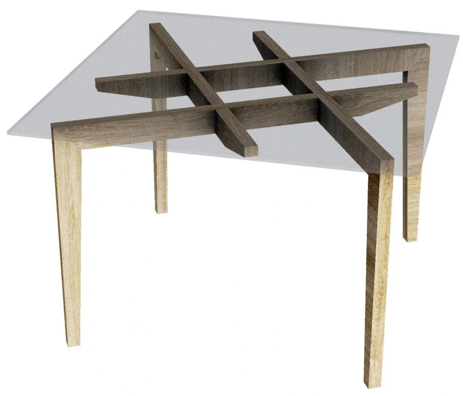 Stylish Rille Coffee Table 442