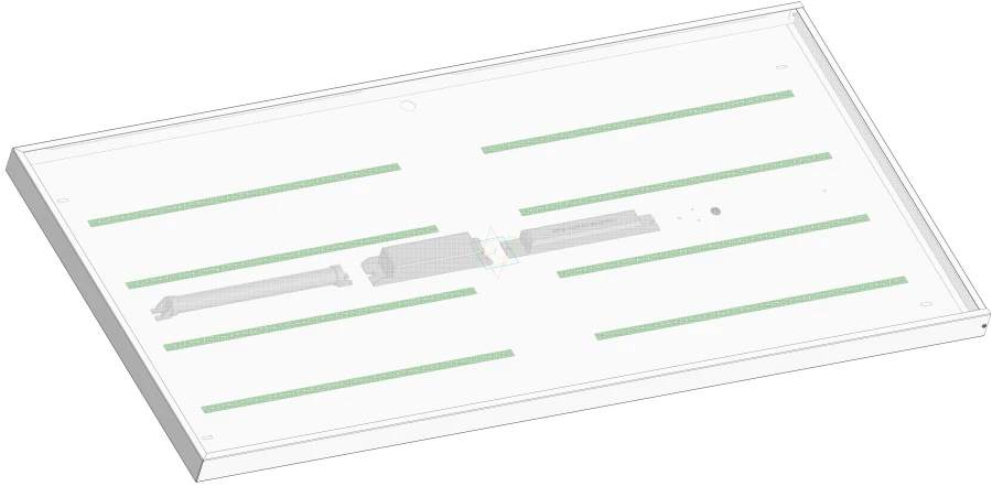 Econex Office E 1195x595 60 CRI90 LED Light Fixture