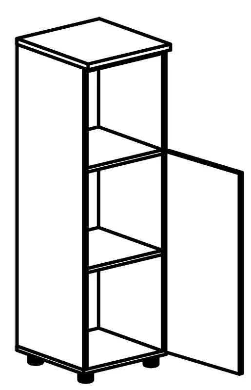 خزانة مستندات ضيقة 4312 سلسلة "ريتيم