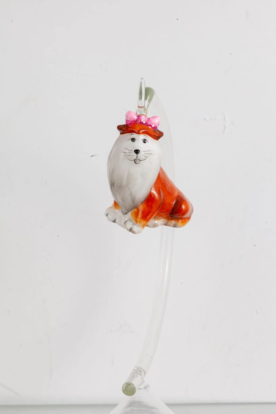 Handcrafted Glass Christmas Ornament "Matilda