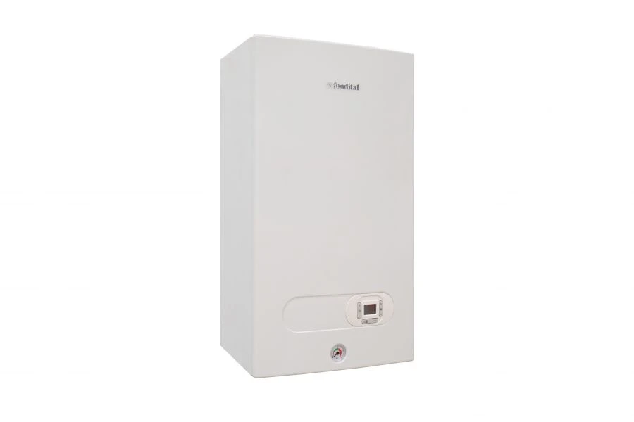 Wall-mounted gas hot-water heating boiler (nominal heat output 11 kW), model MINORCA CTFS 11 CU