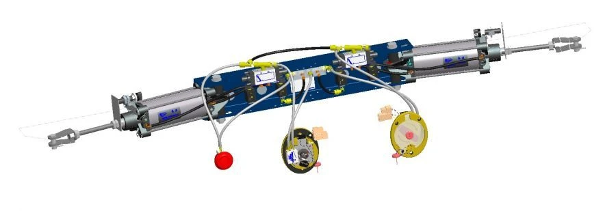 Pneumatic Door Actuator for Vehicles 40N2R63/116Z0B002