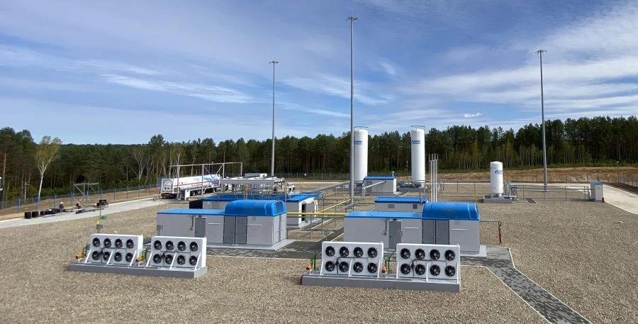 Natural Gas Liquefaction Complex with 1500 kg/h Capacity