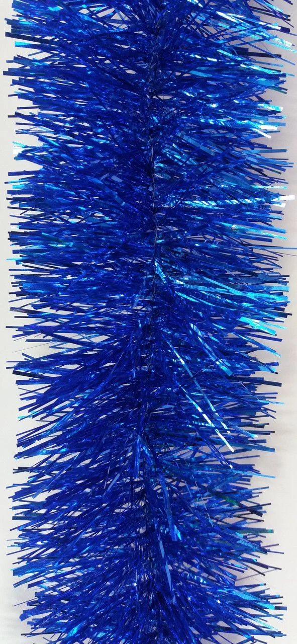 Festive Tinsel, Blue - 18M