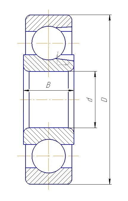 Bearing 900808-ETU 100/5 for Precision Support