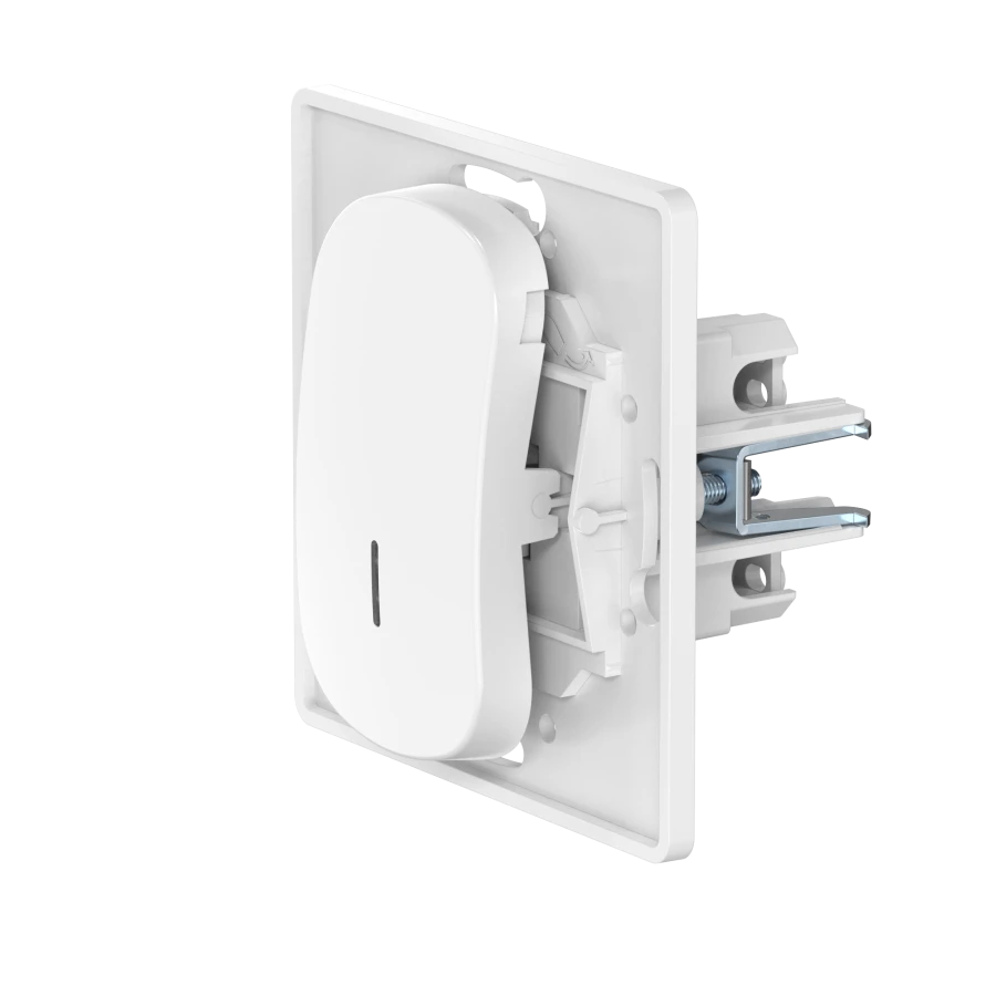 Caduceus Aling Eon Single Switch for Concealed Installation with Indicator, 16A, 250V, White, Art. E619IU.0