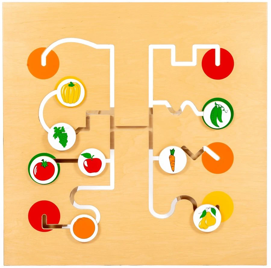 Double-Sided Wall Panel "Fruits-Vegetables