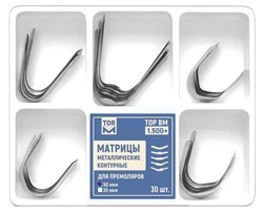Contoured Metal Matrices for Premolars #1.500+