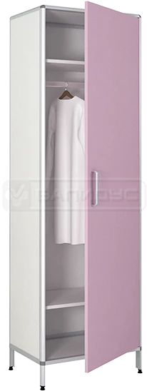 Single Door Wardrobe with Shelf for Headgear, Model SH-1KN