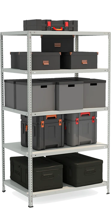 Reinforced Metal Shelf Rack STF Model 1075-1.8