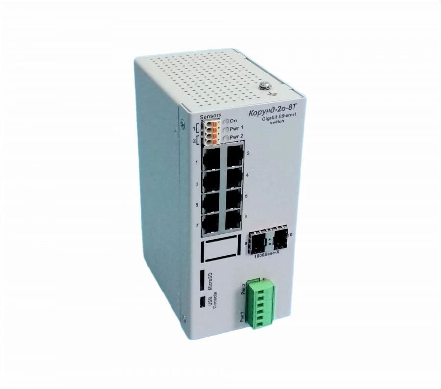 Industrial Switch Corund-2o-8T for Reliable Data Transmission