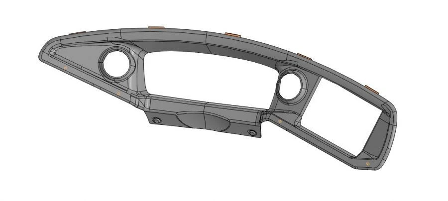 Complete Instrument Panel Cladding 5299-405М-5315110-21